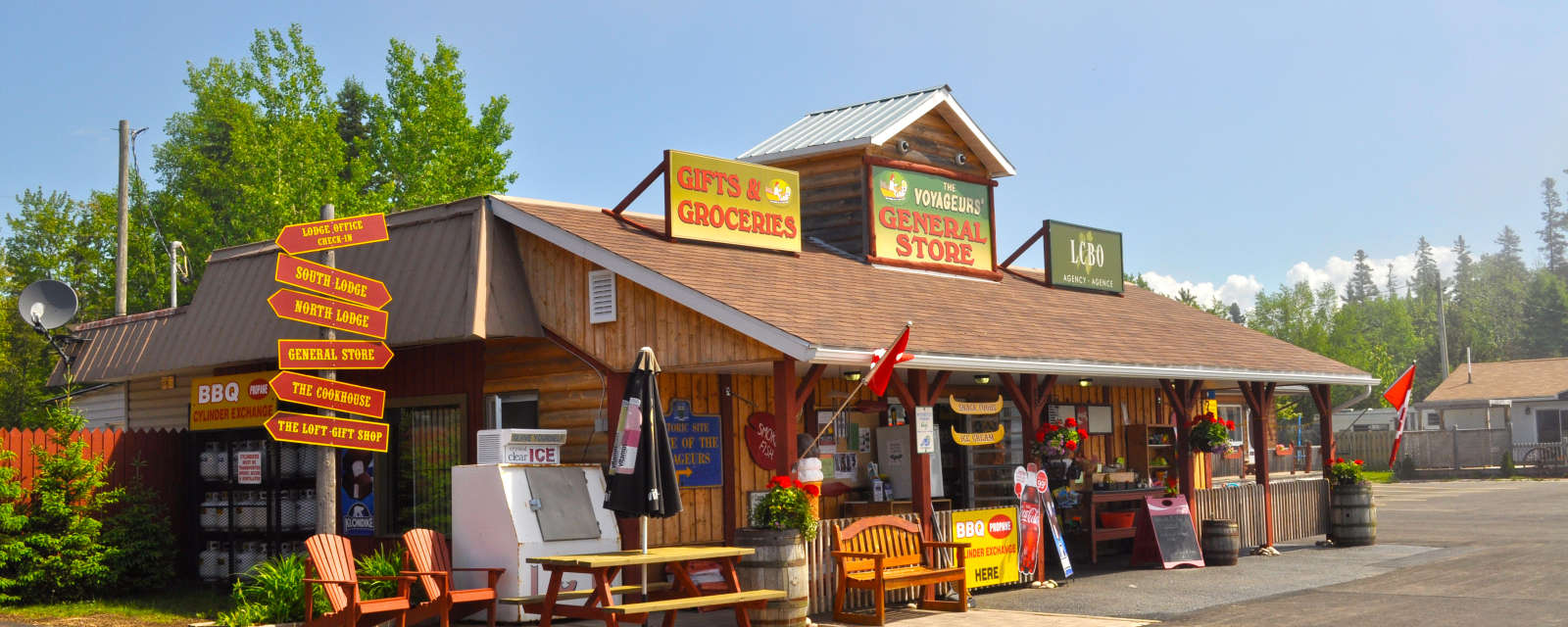 Trading Post at Voyageurs' Lodge & Cookhouse