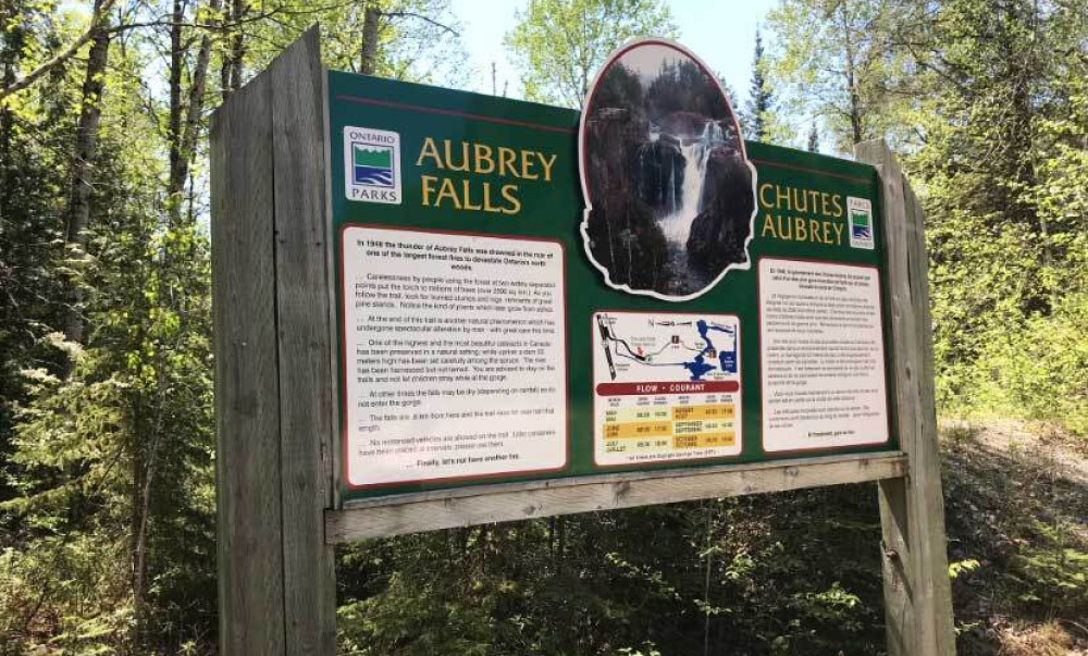 Aubrey Falls Trail Head, Mississagi Valley