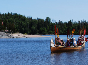 Excursion guidée en canoe de mer 